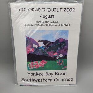Colorado Quilt Block Pattern 2002 Yankee Boy Basin Bernina Of Denver